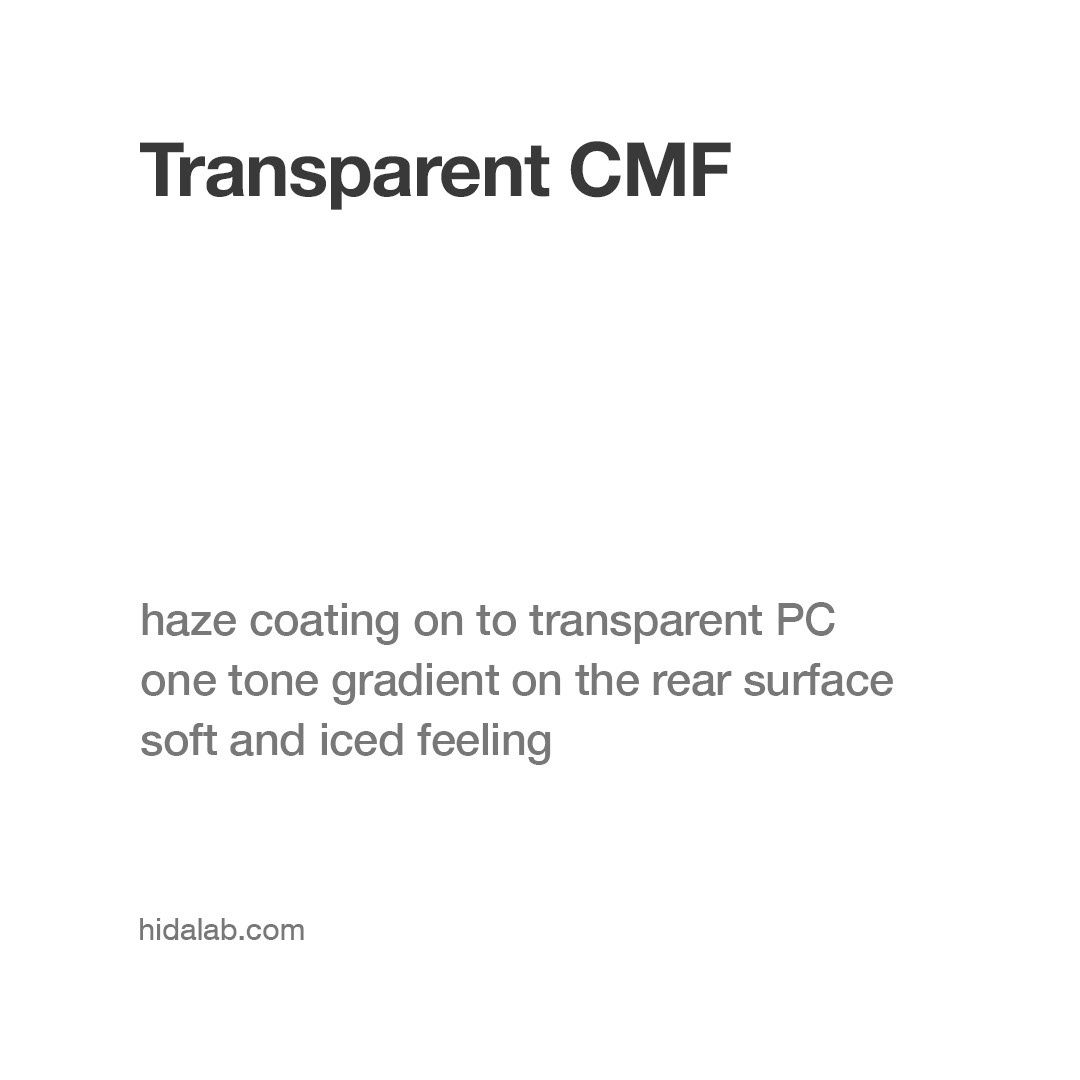 haze transparent CMF Design product design  industrial design  portfolio designer gradient