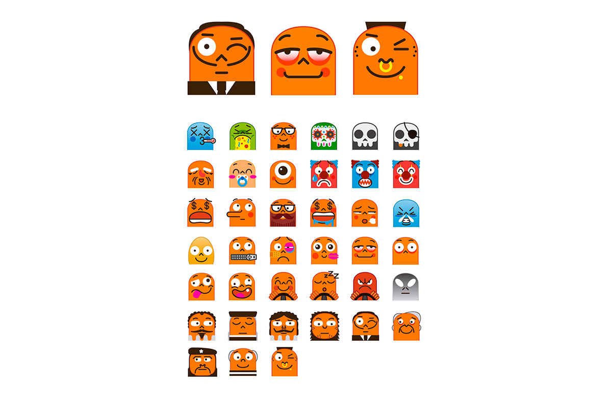 icons Emoji line WhatsApp arabic transportation spain pictograms