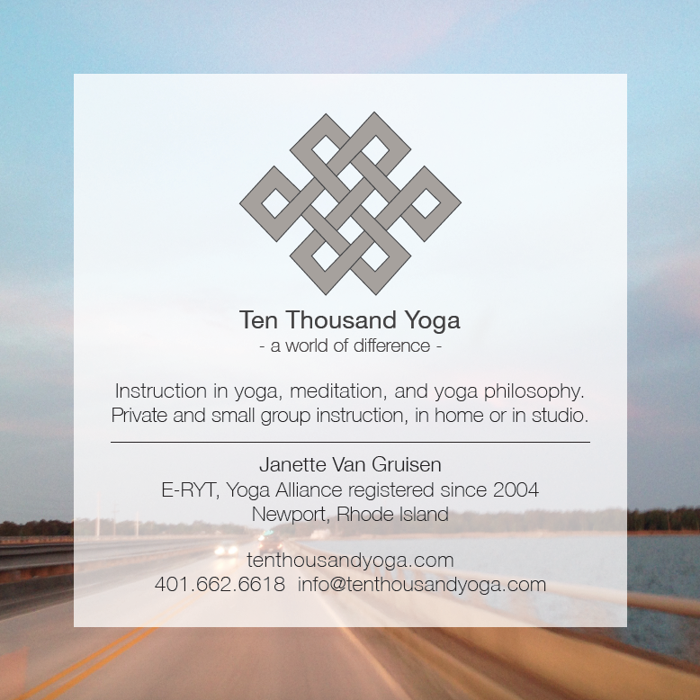 Yoga flyer bussiness card