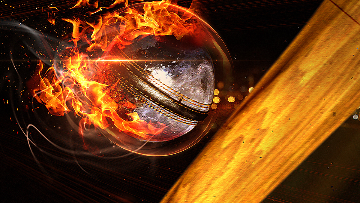 Ten Sports  Cricket  sports  fire  3d  Visual Effects  flame  light streaks