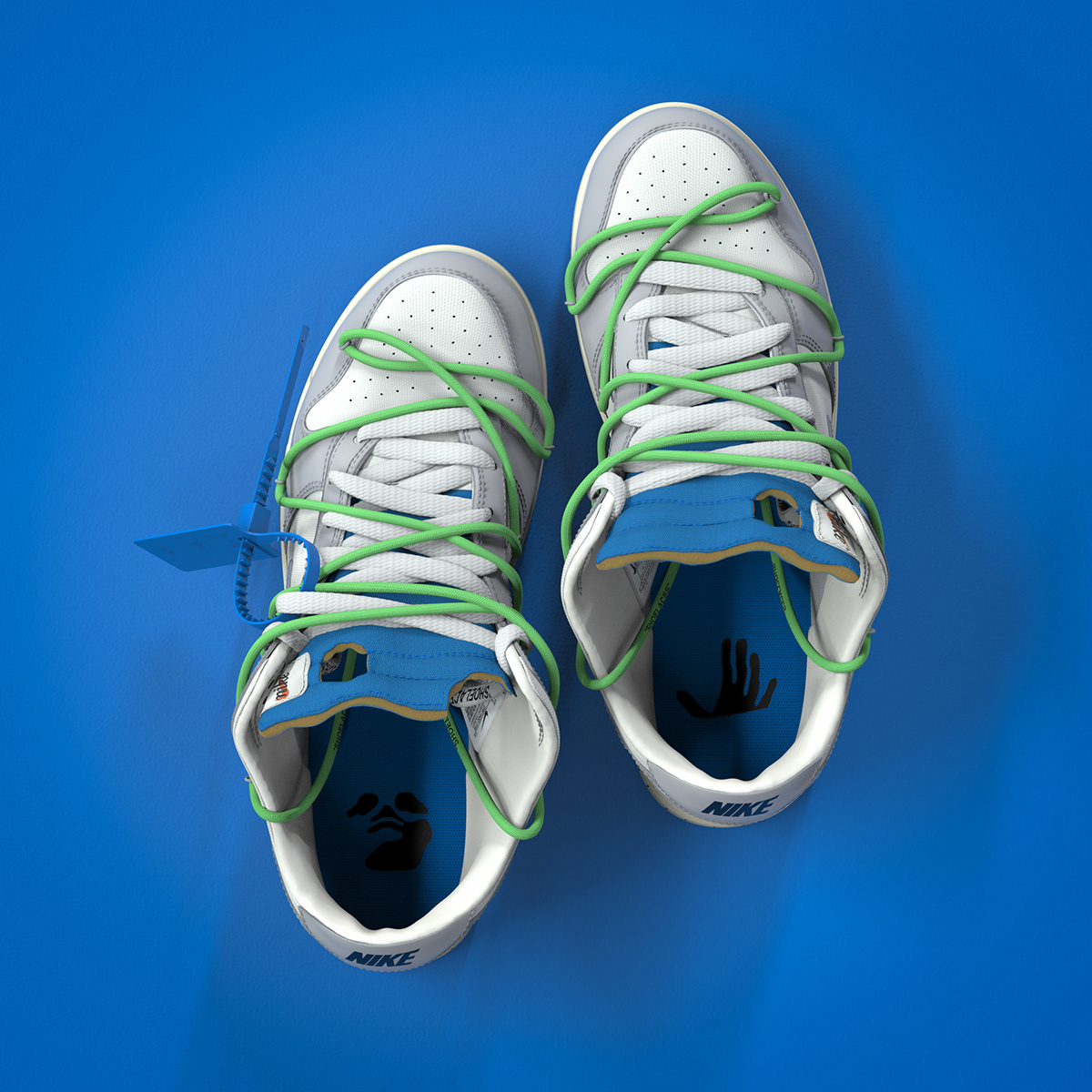 adidas Advertising  blender Fashion  keyshot Nike off white Rhinoceros sneakers virgil abloh
