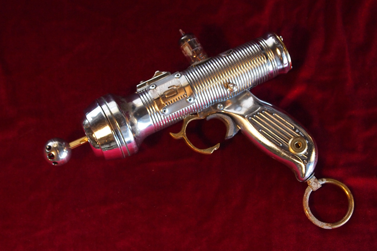 Raygun STEAMPUNK RECYCLED repurposed sci-fi science-fiction