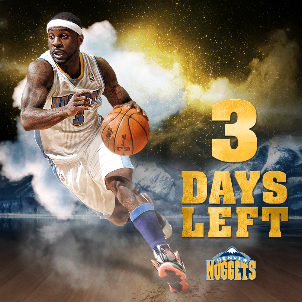 NBA basketball denver Nuggets social media sports Space  Colorado fans marketing   Promotional