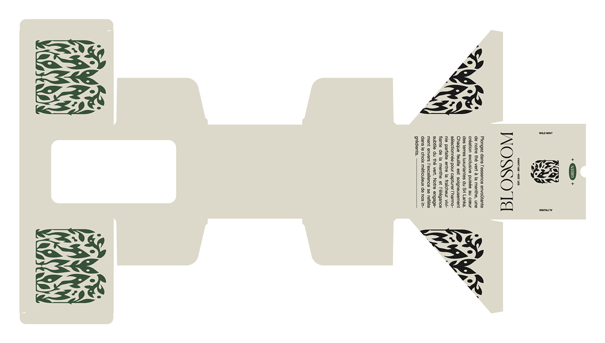 tea branding  Packaging eco-friendly dieline packaging design visual identity brand box