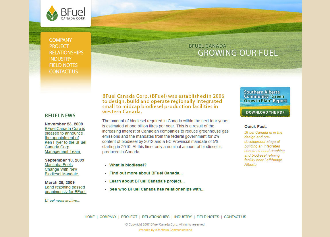 Bfuel Energy Company biofuel growth Corporate Identity Logo Design