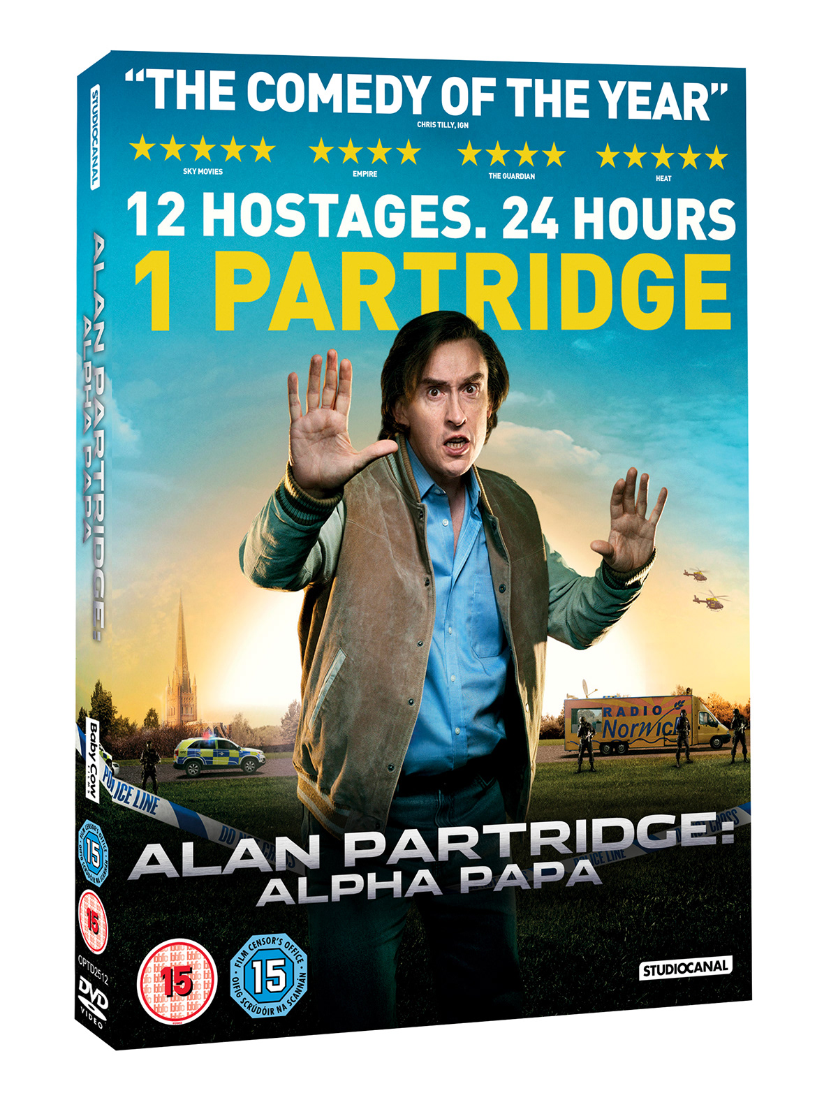 Alan Partridge alpha papa DVD blu-ray design marketing  