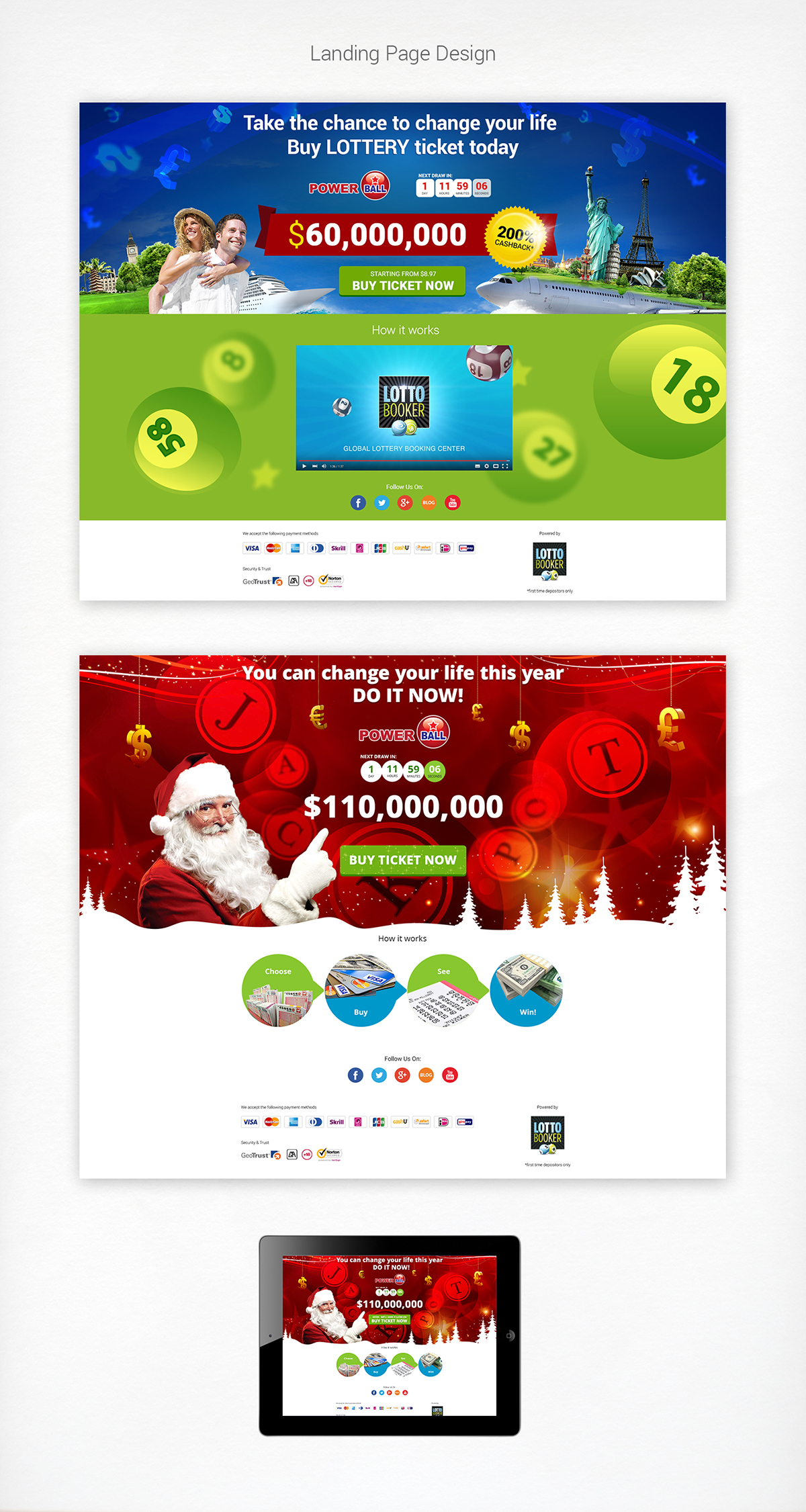 Lotto design Lottery Web