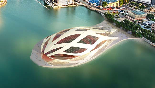 architectural concept Architecture Concept futurisitc futurist singapore stadium