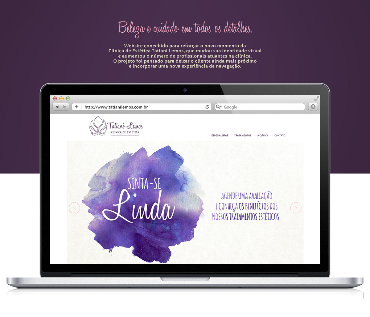 Site de estética