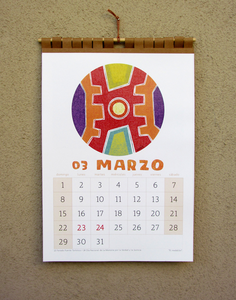 art calendar almanaque