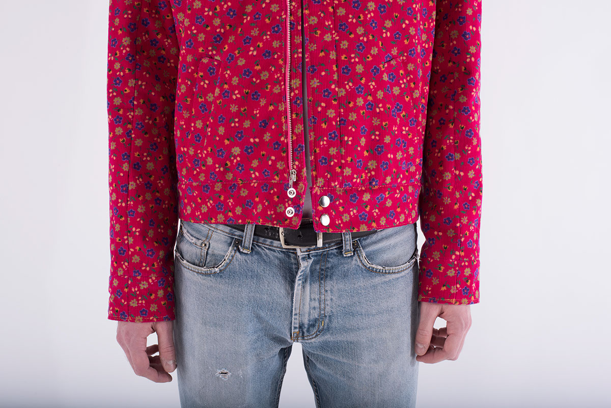 fashion design design concept tailoring tailored coat jacket pink florals