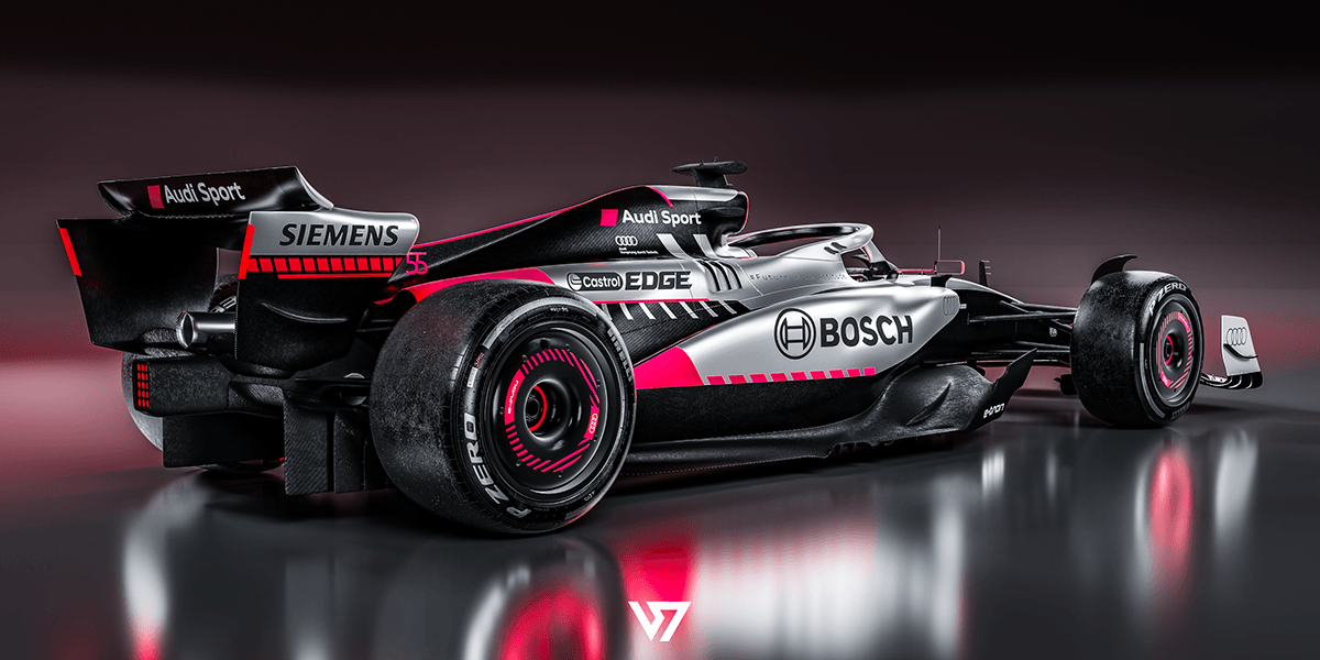 Audi Formula1 car blender Render CGI Livery Motorsport audif1 f1