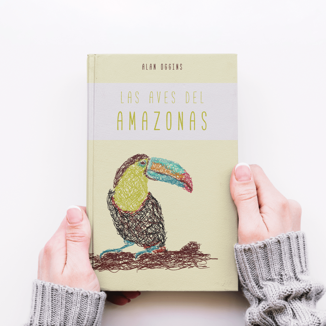 Amazonas animal aves bird book cover design editorial magazine tucan