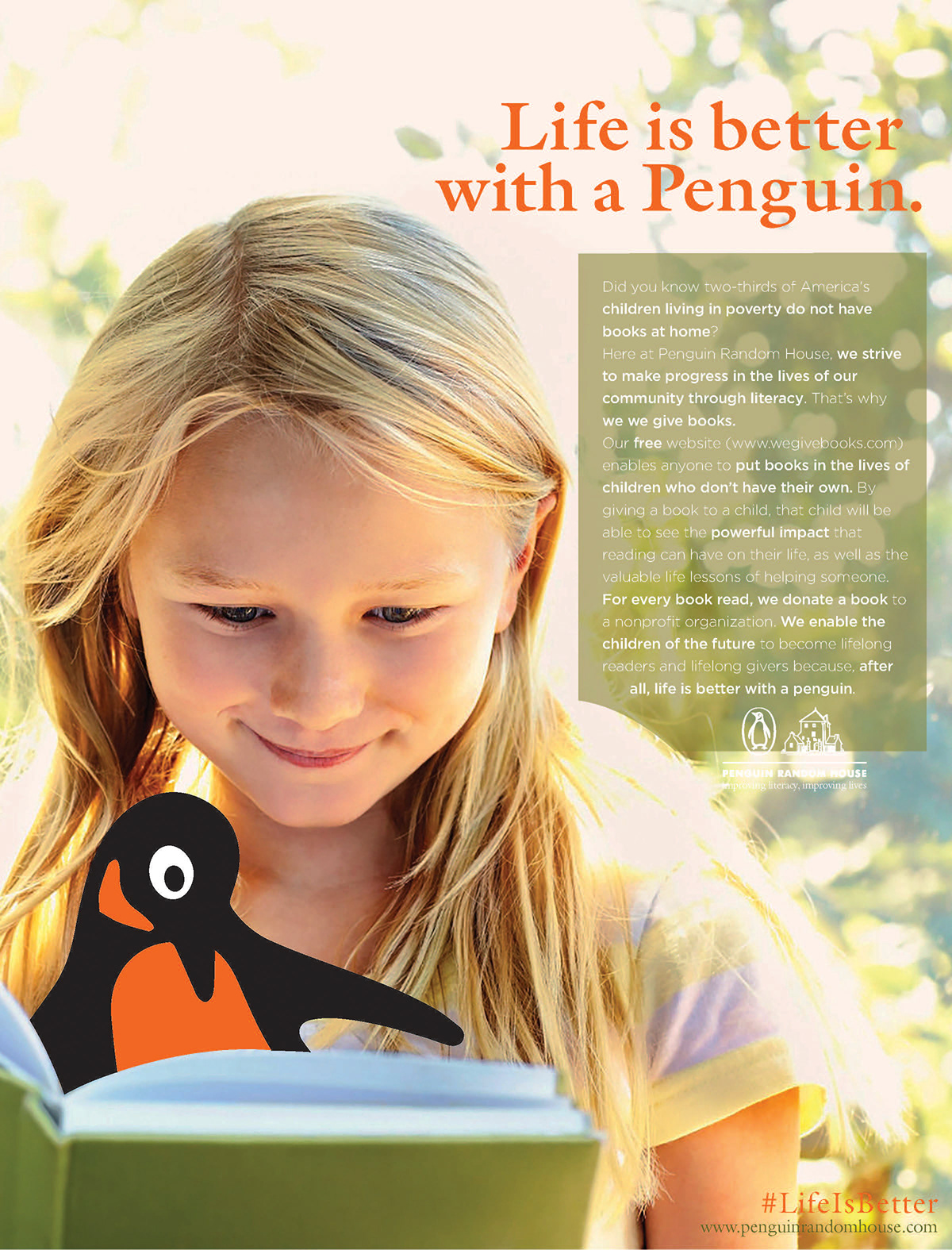 penguin random house advertising design corporate advertising
