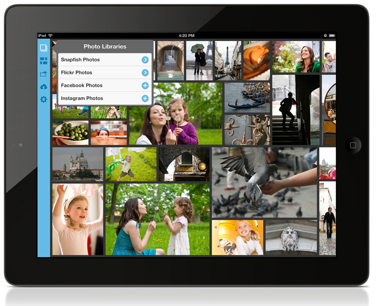 iPad photo tablet ios Snapfish hp