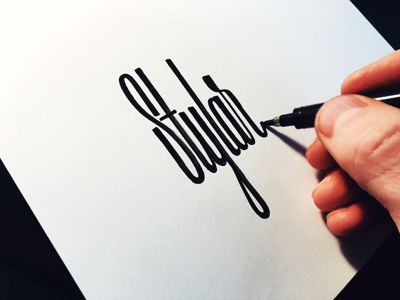 lettering Calligraphy   typography   Script graphic design music Custom