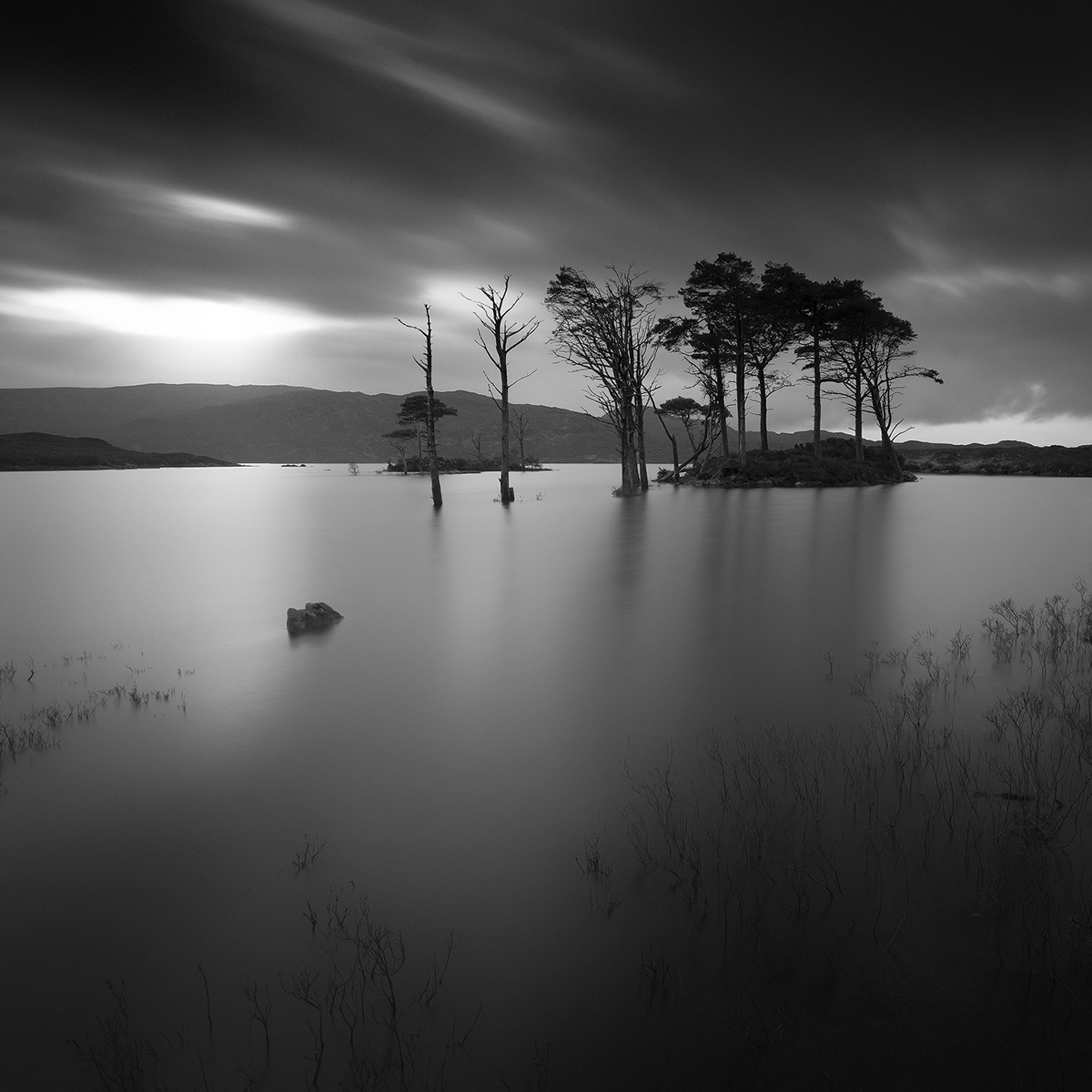 black & white fine art fineartphoto graphic Highlands Landscape minimalist Photography  scotland Nature