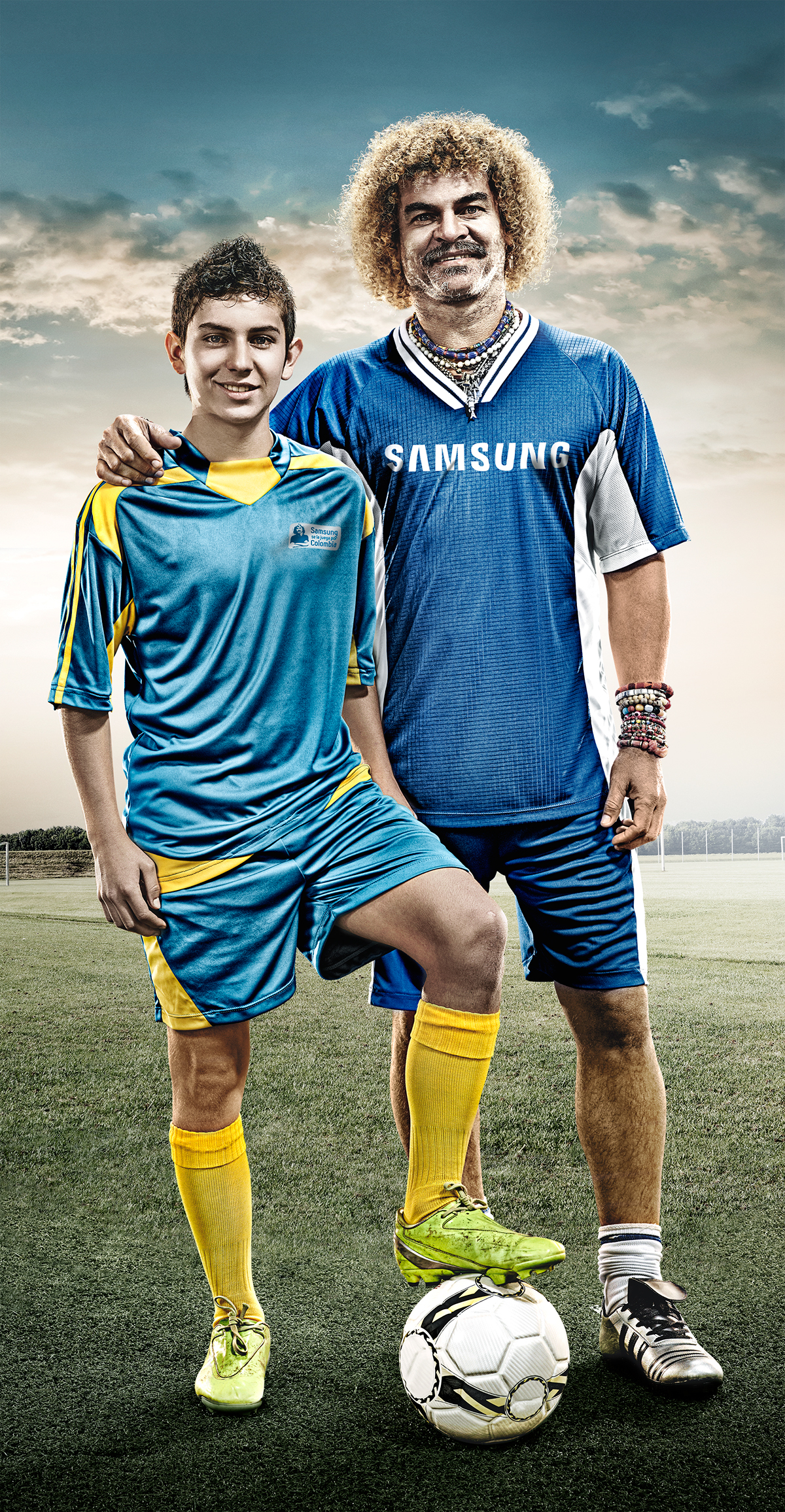 Futbol el pibe Valderrama Samsung semilleros HDR Celebrity