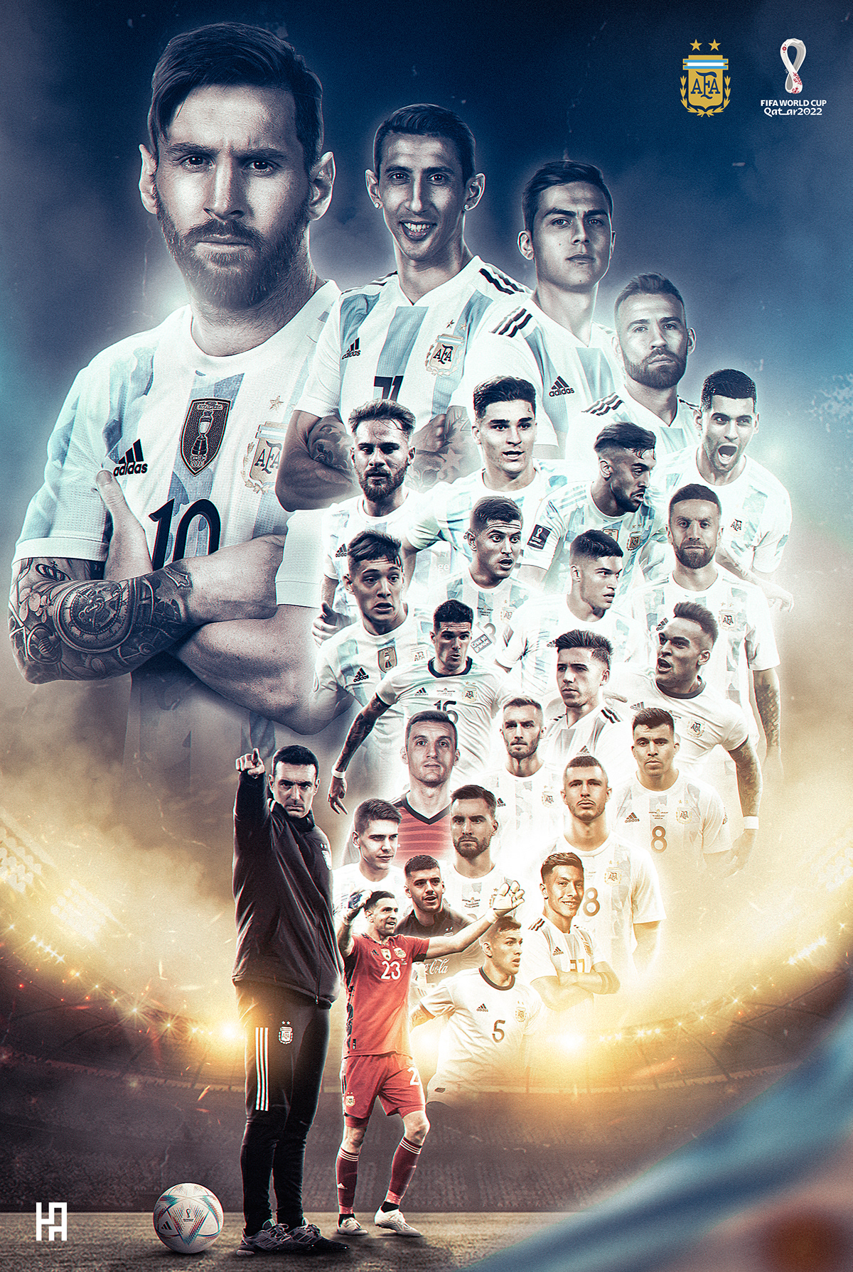 argentina Football poster kr leonel messi manipulation photoshop poster world cup World cup 2022 World Cup Poster
