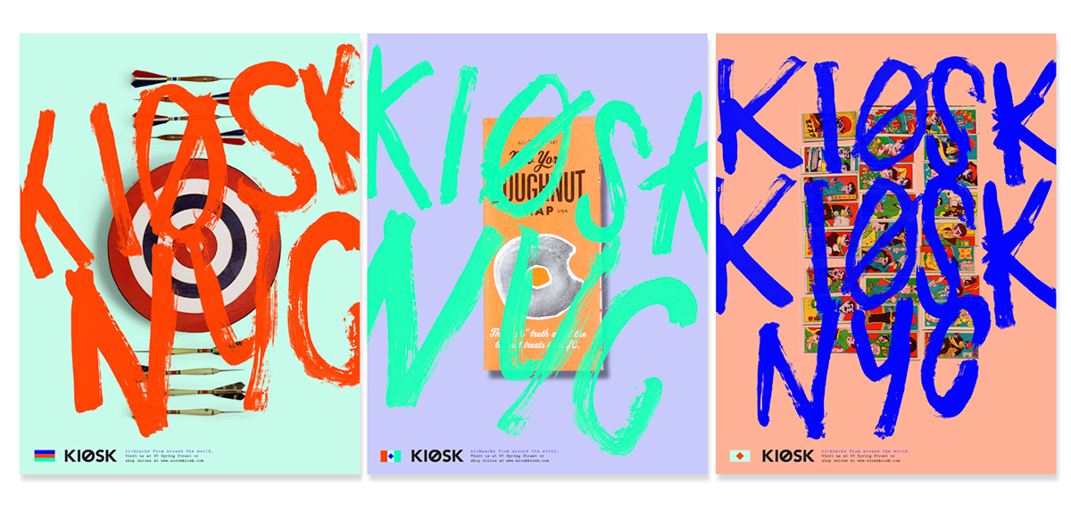 New York logo Kiosk Custom brush