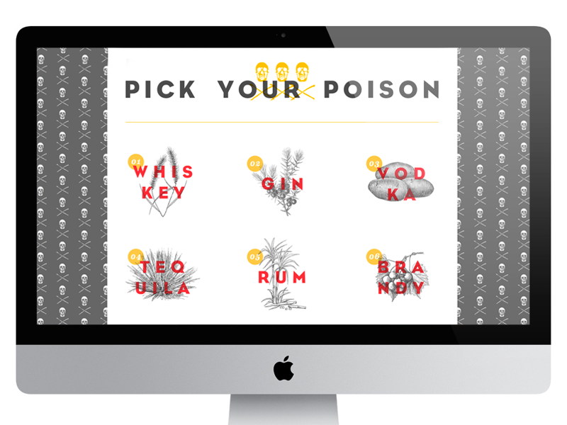 pick your poison cocktails