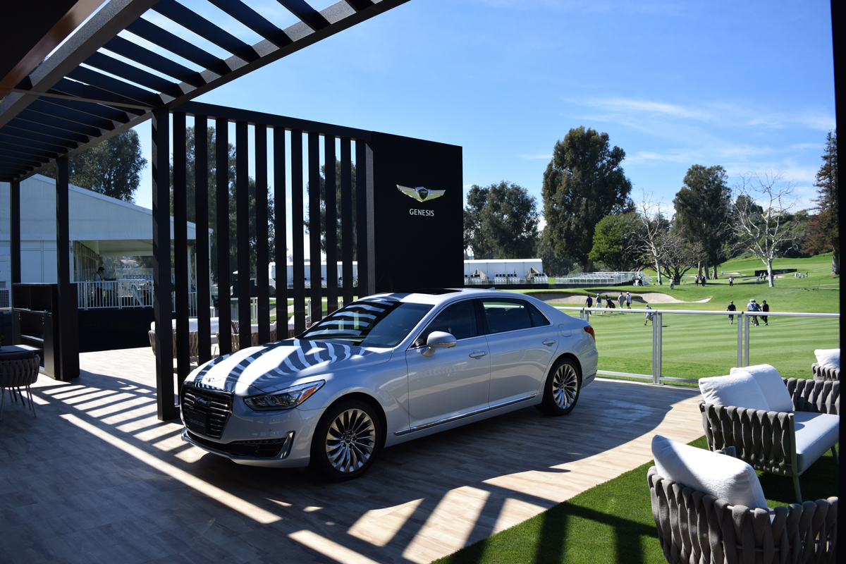 golf genesis car automobiles gold course PACIFIC PALISADES Los Angeles