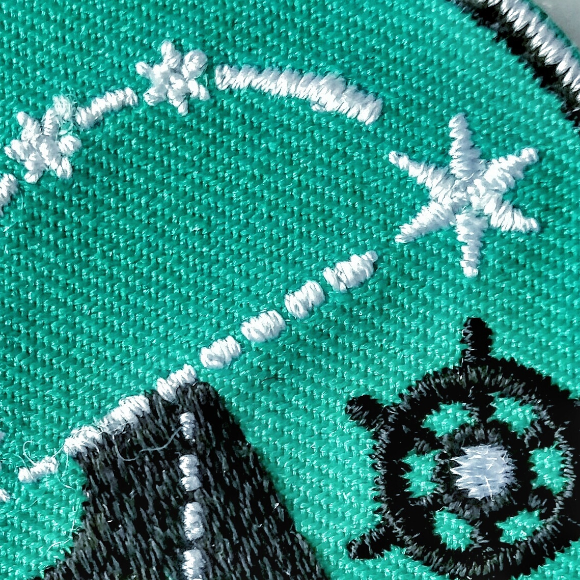 wndsn patches Embroidery polaris Quadrant navigation