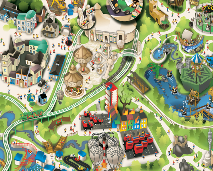 Legoland map
