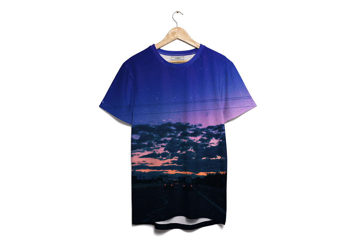 shirt photo Landscape sunset