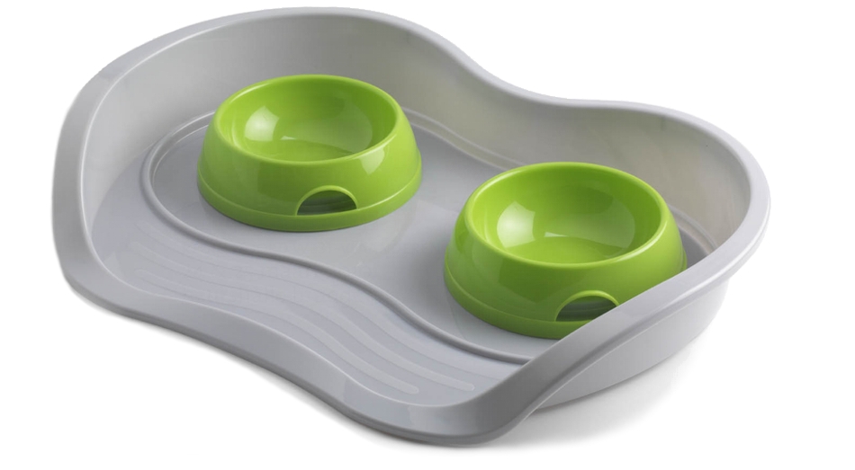 Pet dinner tray Cat dog plastic injection molding Food  bowls pet products moderna products
