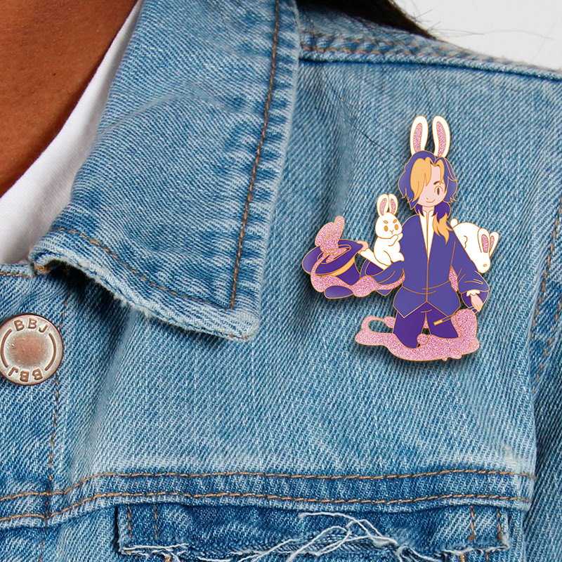 Magicians Enamel Pin pins stickers anime anime prints illustration cute kawaii art animals Magic  