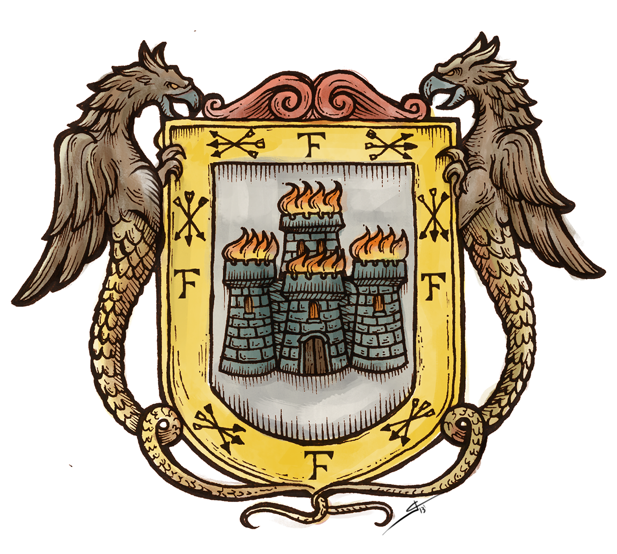 la serena chile sereno Añañuca escudo coat of arms colonial aniversário anniversary