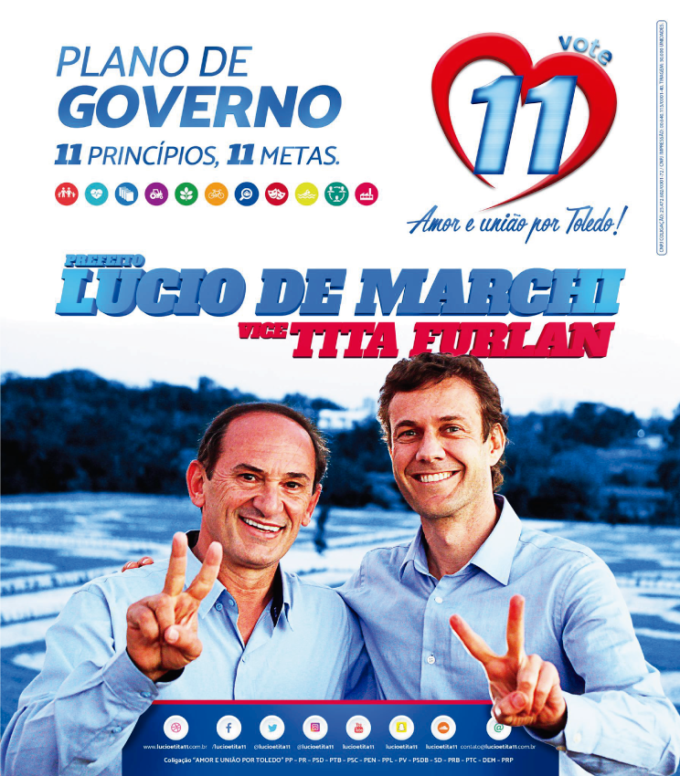 impressos marketing político politics Toledo Paraná Brasil political marketing Adobe Portfolio