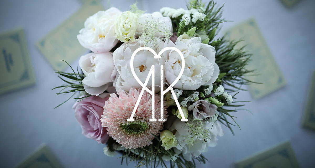 logo Logotype wedding wedding identity typedesign turquoise beige decoration big day