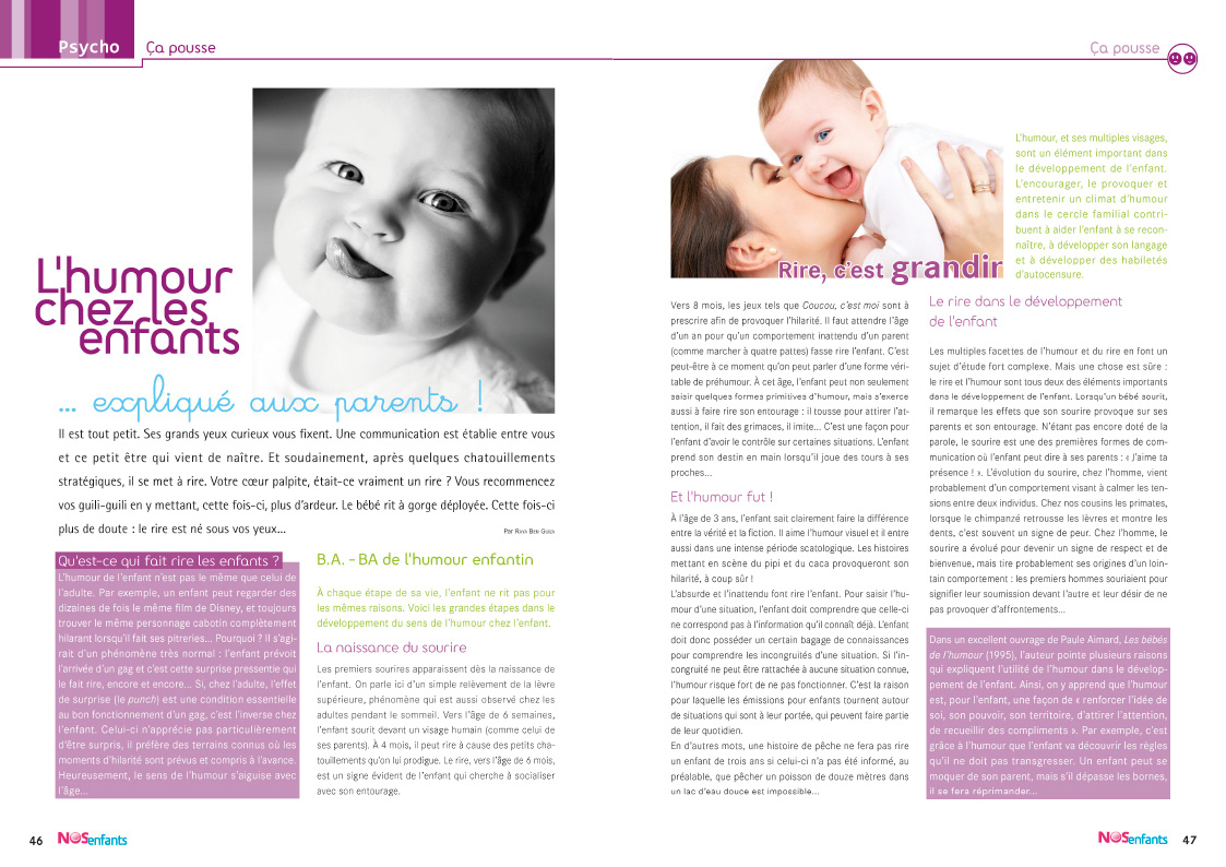 Nos Enfants magazine Tunisie