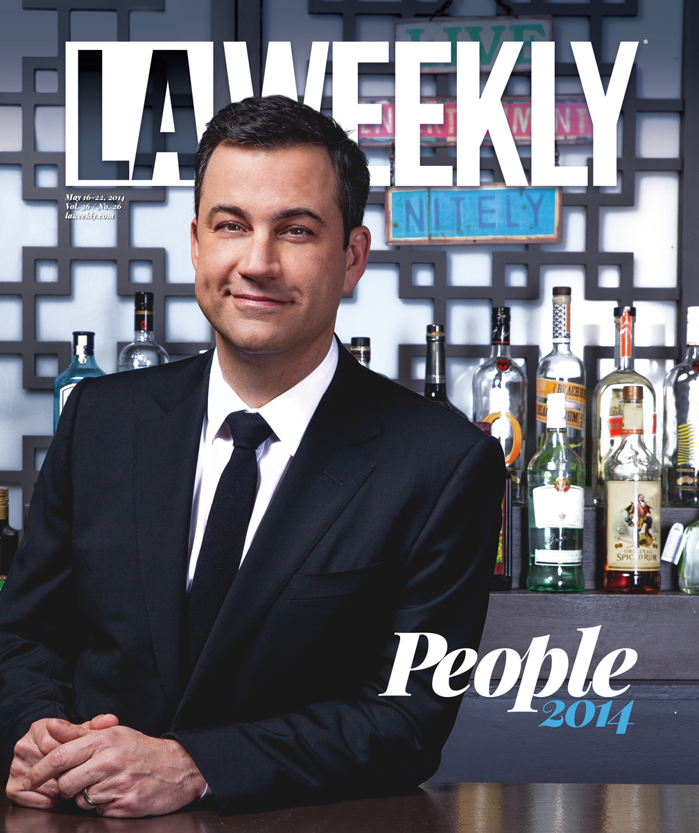 editorial LAWEEKLY Los Angeles People 2014 olivia munn Jimmy Kimmel  brooke candy Nick Swaggy P covers print