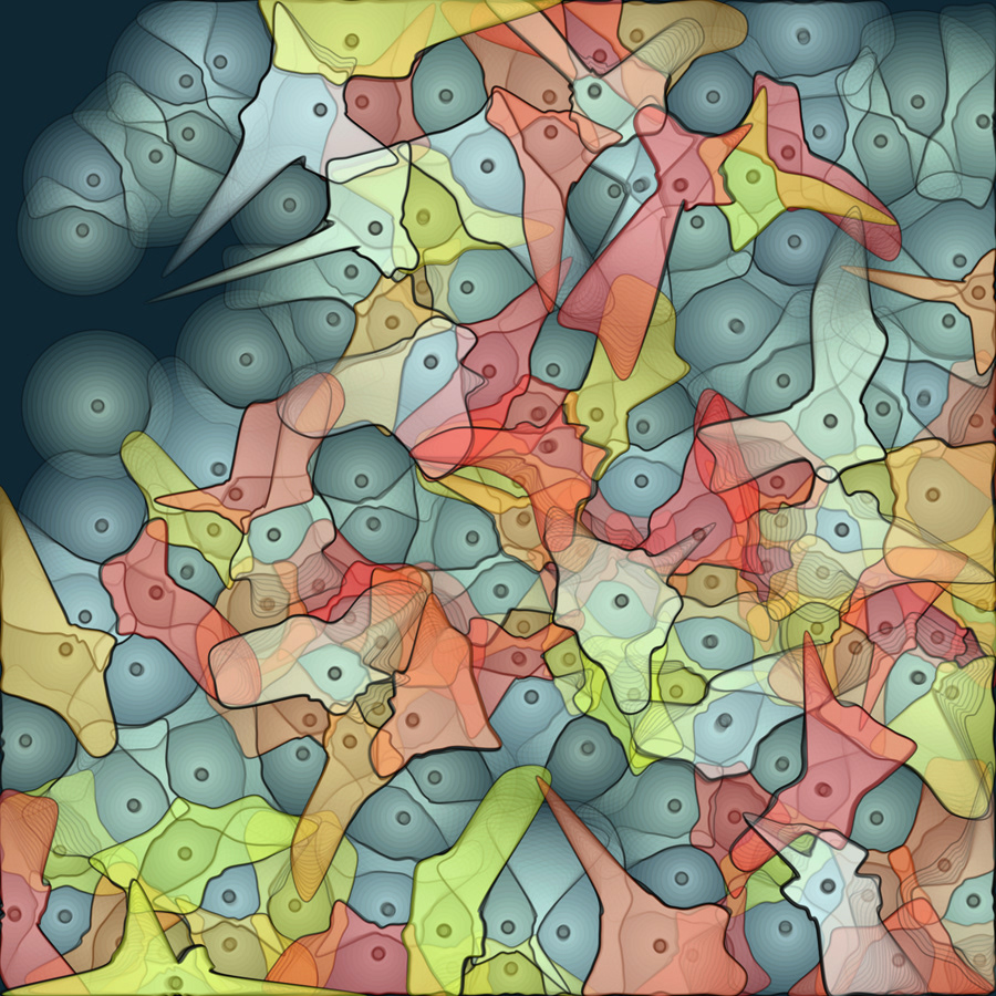 generative art processing creative coding pattern cells