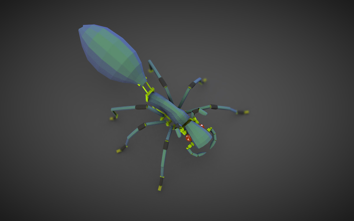 bug ant 3D Character 14c0 mi.s.fu