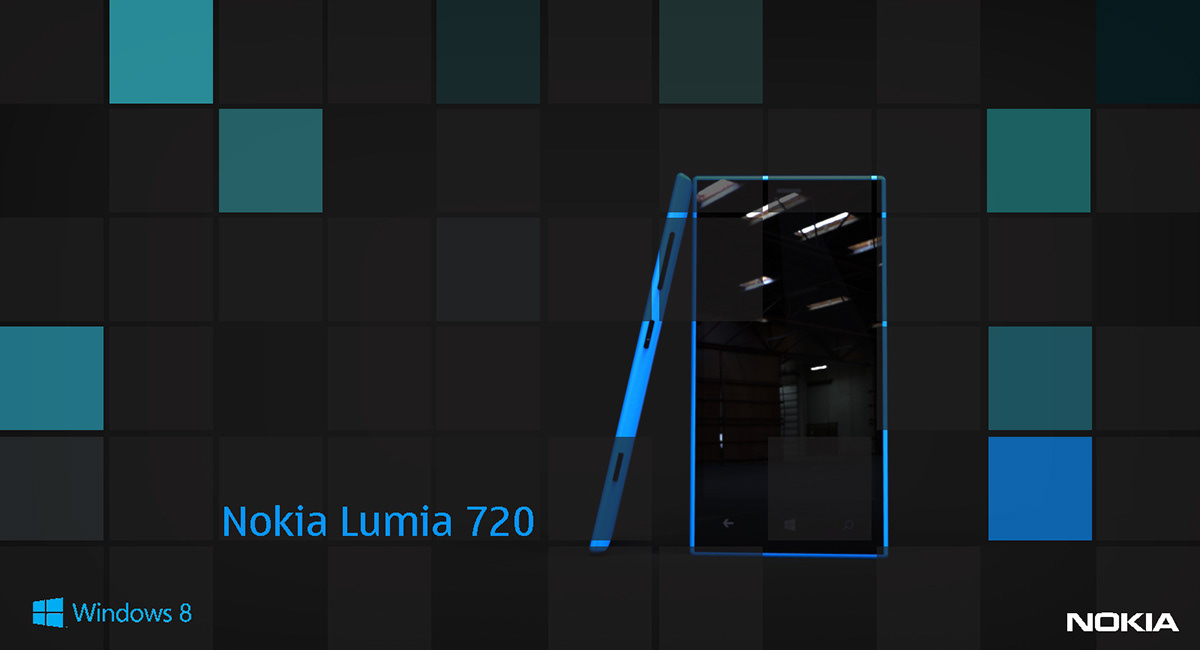 3D Modelling Nokia Lumia 720