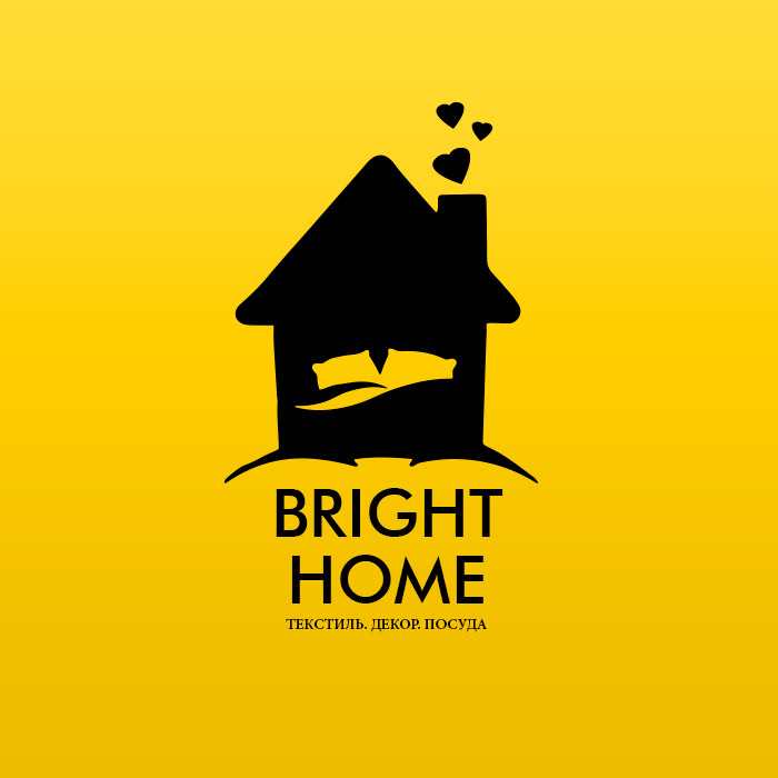 bright house home logo monsters yellow Logotype branding 