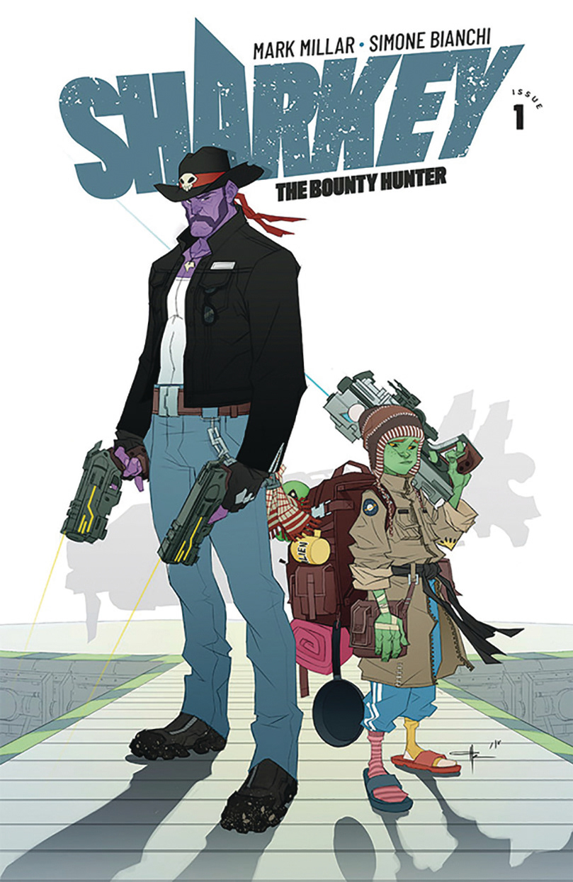 bounty hunter Cintiq clipstudio comic comicbook cover imagecomics Netflix sharkey wacom