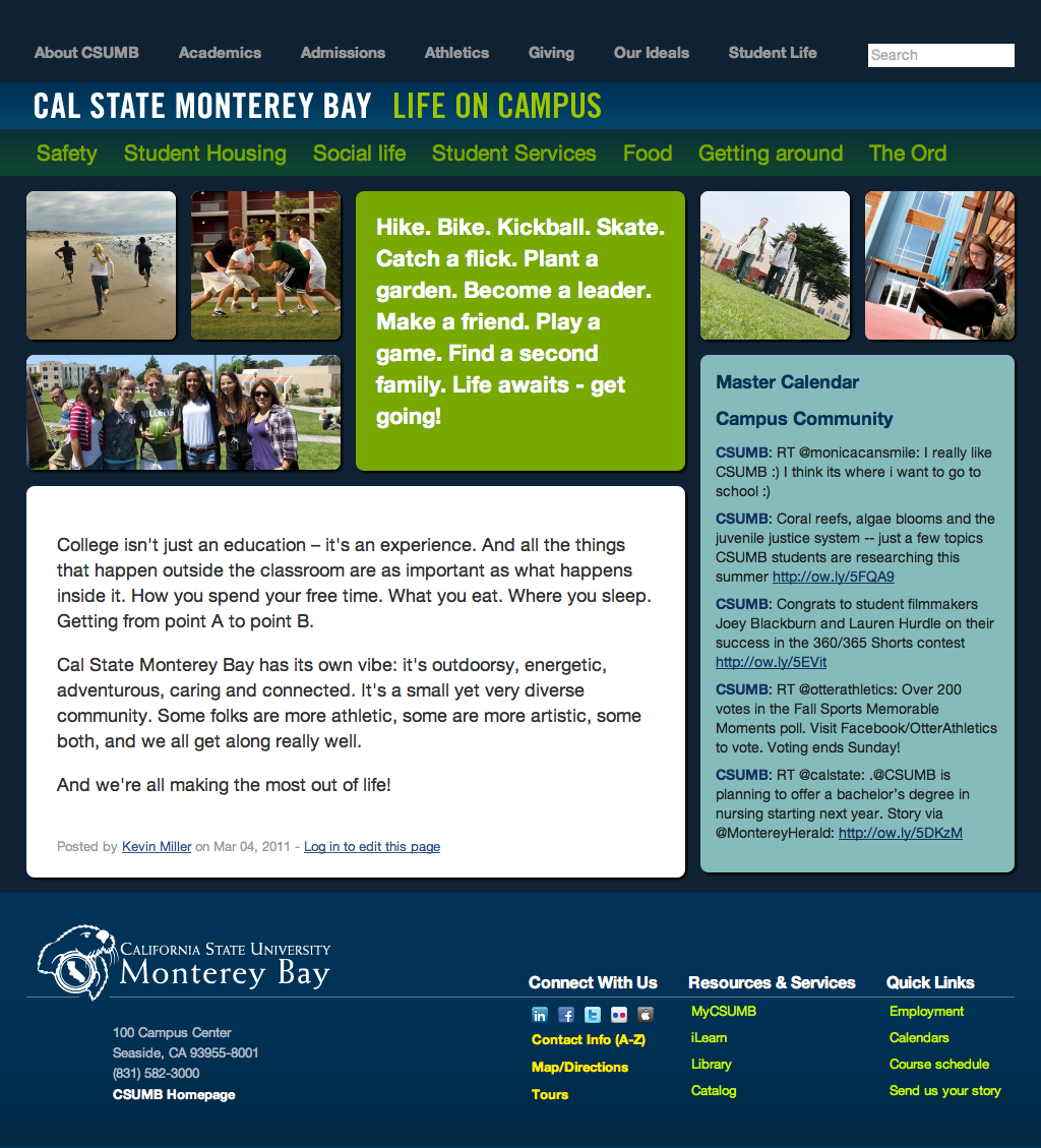 CSUMB Web redesign