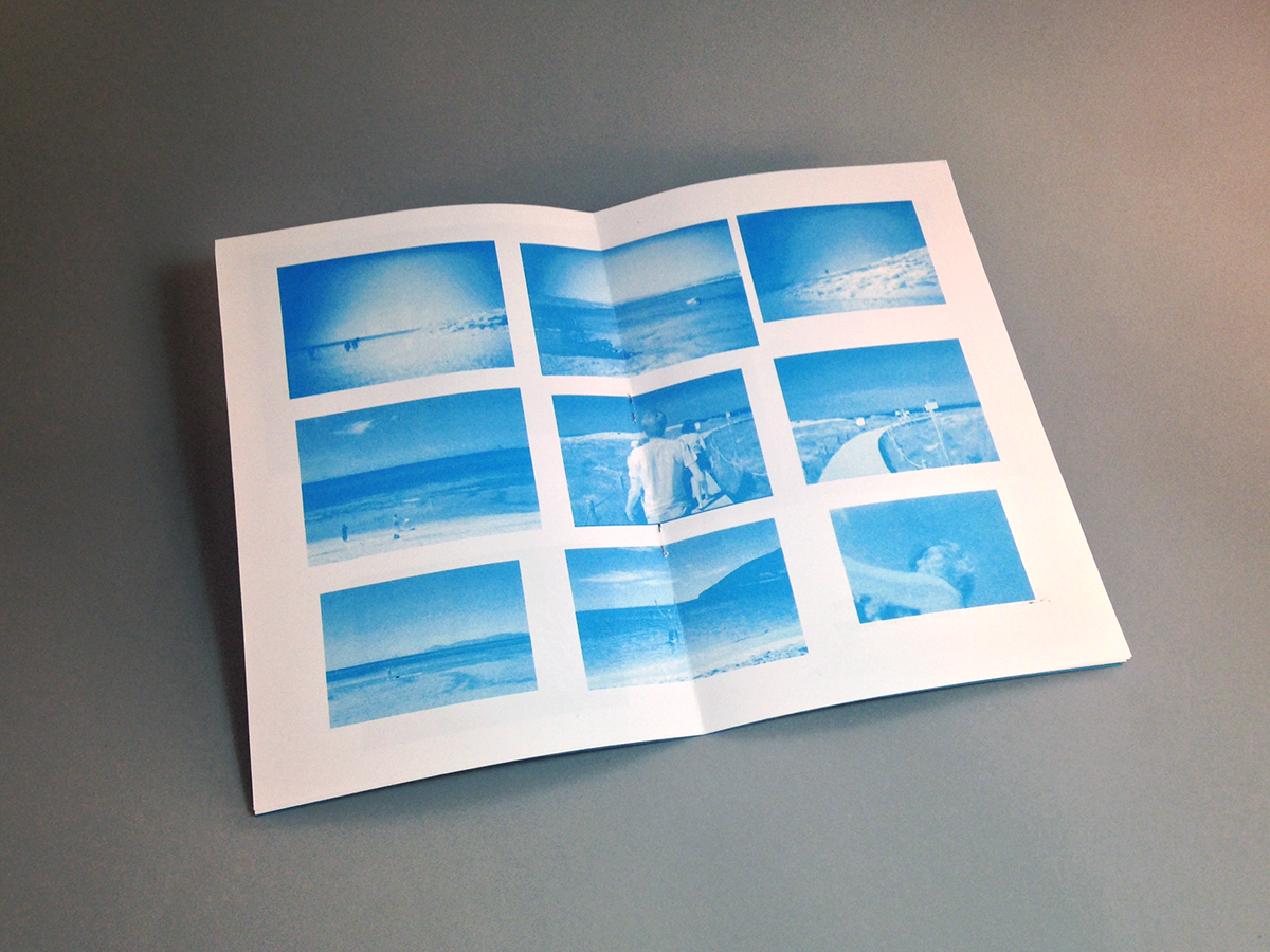 Zine  ibiza Seaside blue print magazine