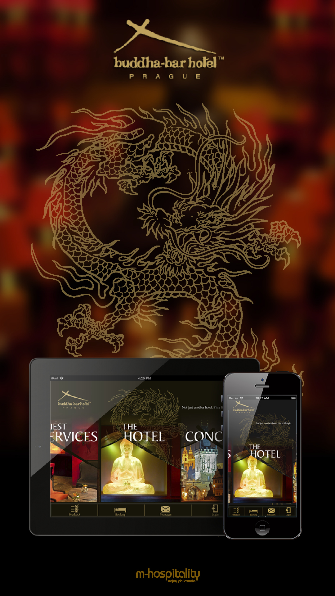 buddha-bar hotel prague iphone iPad tablet application app smartphone traveling tourism