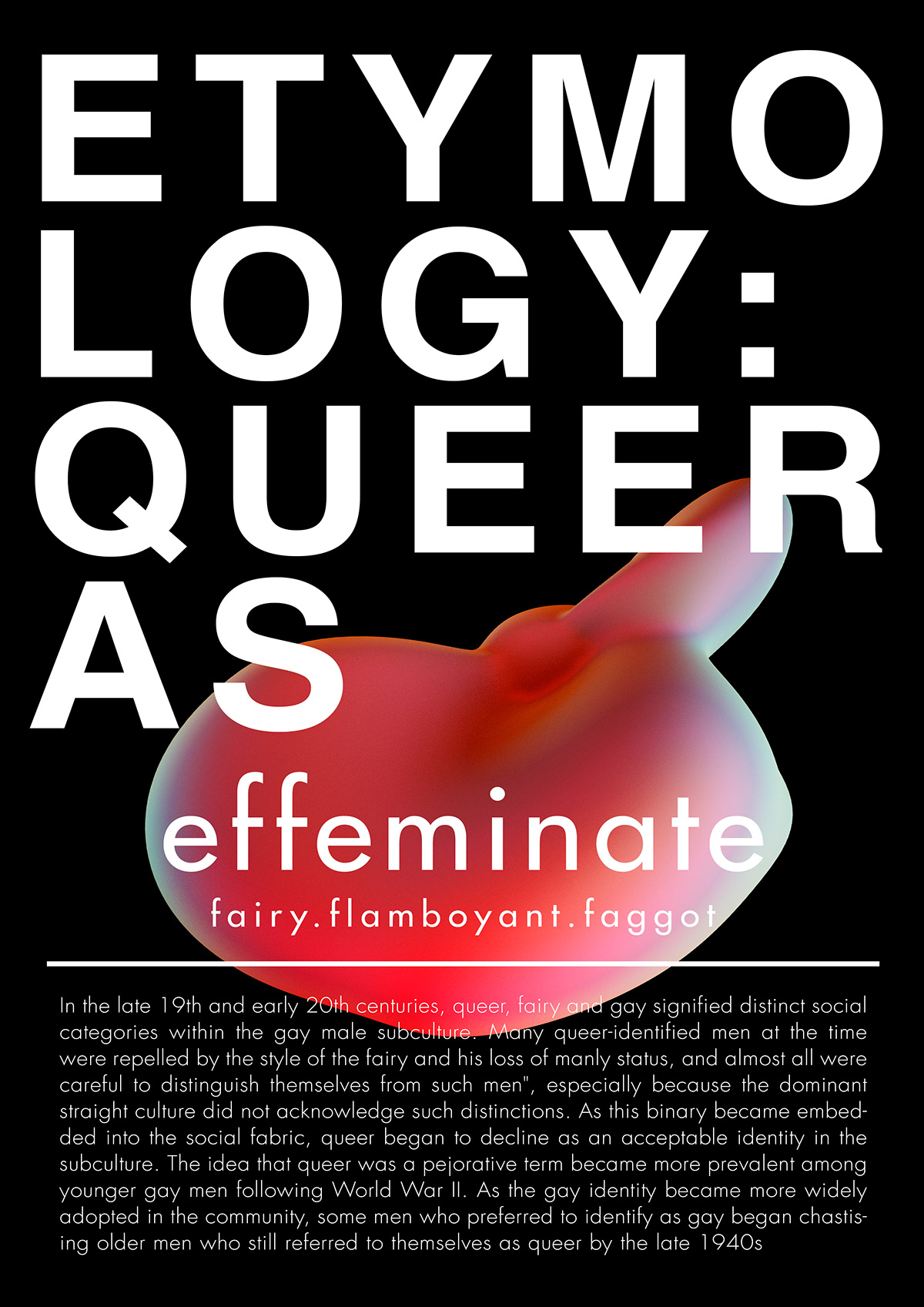 Adobe Portfolio poster Graphic Designer typography   queer art artwork queerartist