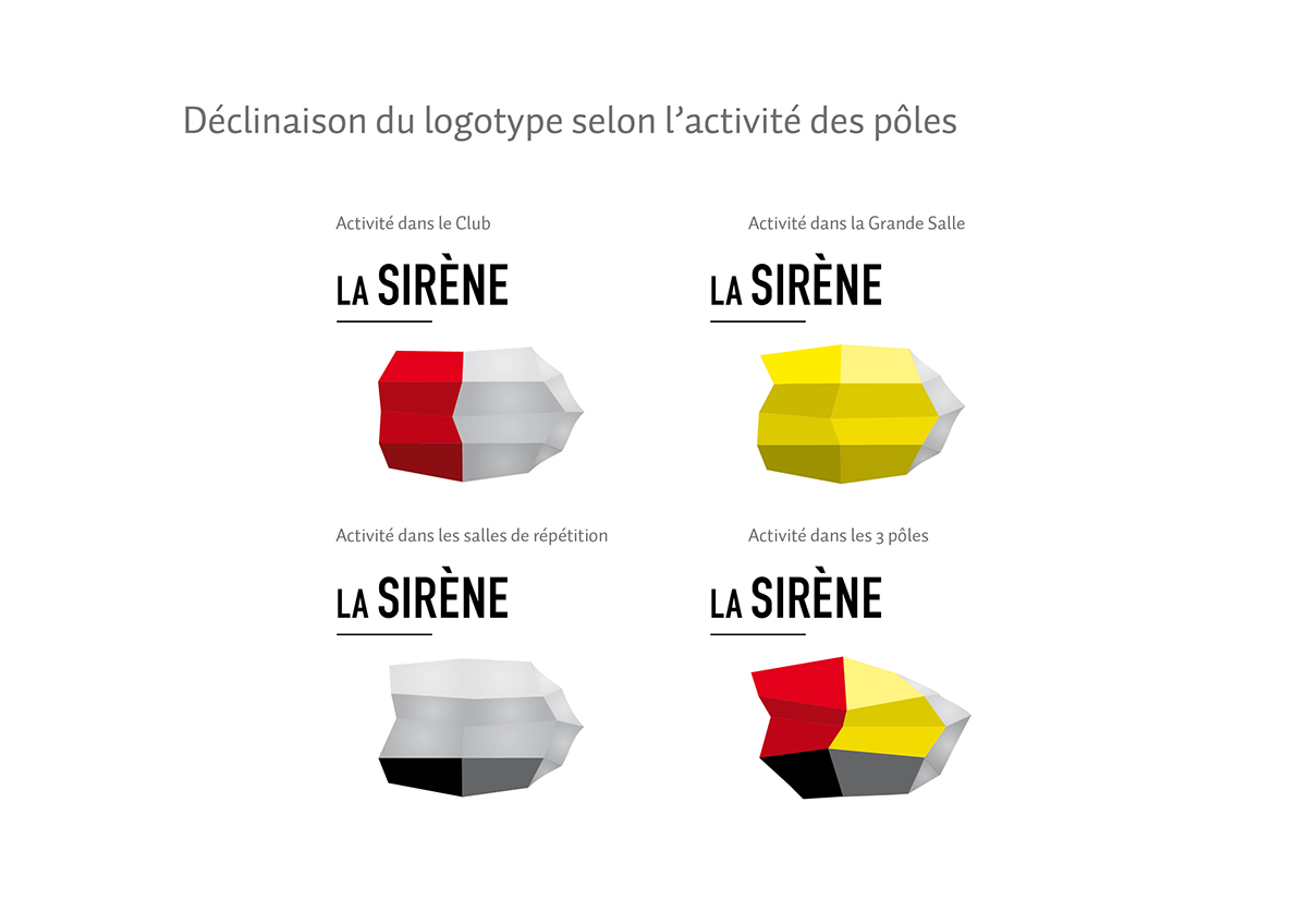 Adobe Portfolio interaction voile grille rouge jaune gris La Sirène microphones