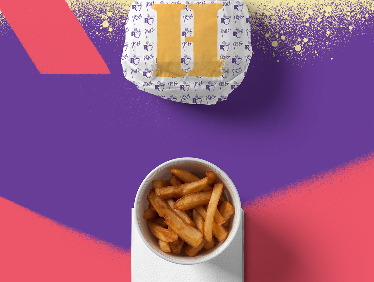 Adobe Portfolio design Graphic Designer brand identity Logo Design adobe illustrator visual identity Food  Fast food burger