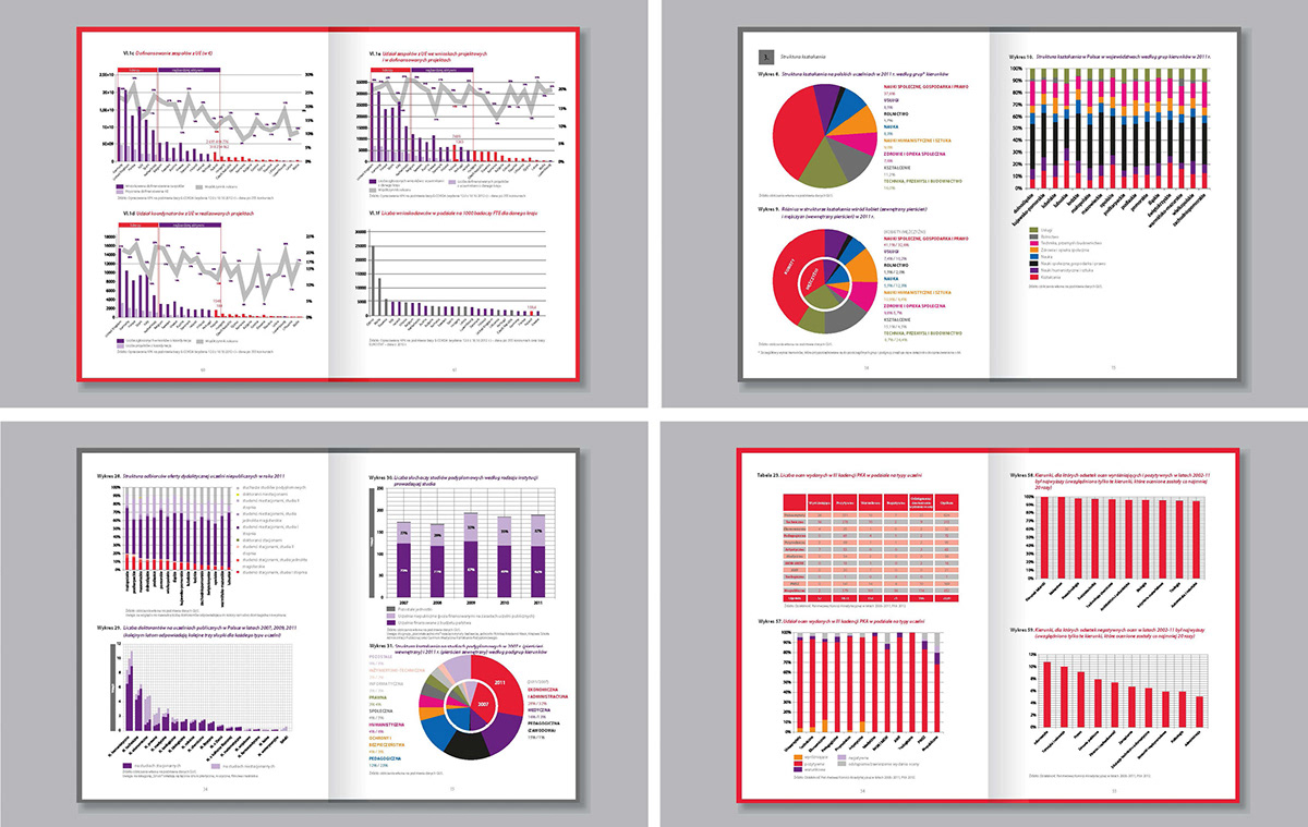 druki broszury  ulotki  ministerstwo infografiki print brochure infographic flyer chart design pattern