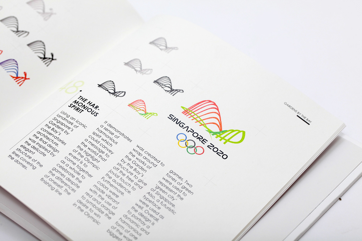 singapore olympic Logotype logo graphic editorial