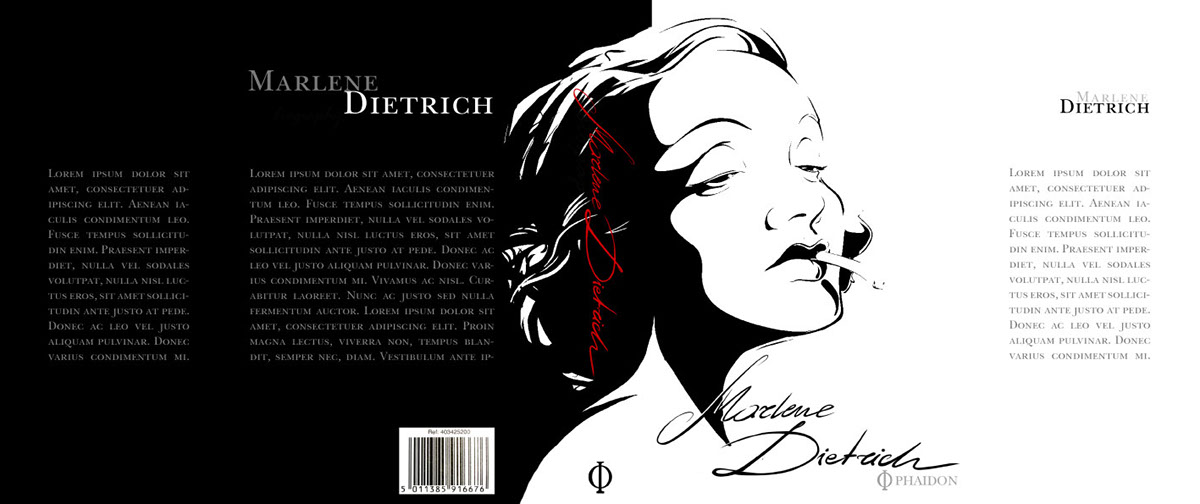 portrait cover cover design